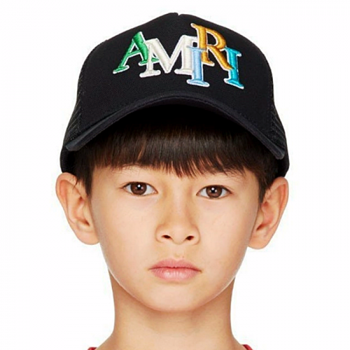 AMI*I   레인보우 트러커 로고 볼캡