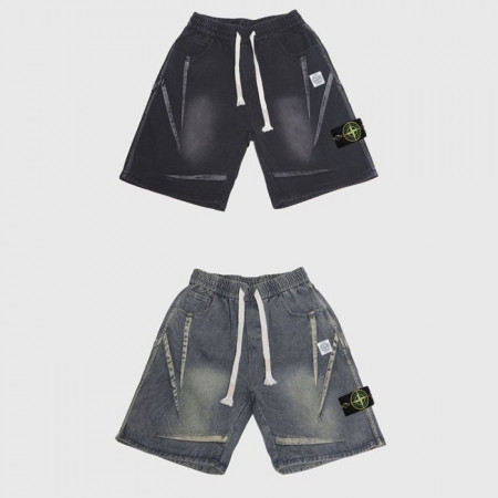 STONE ISLA*D   9- 절개 데님 반바지