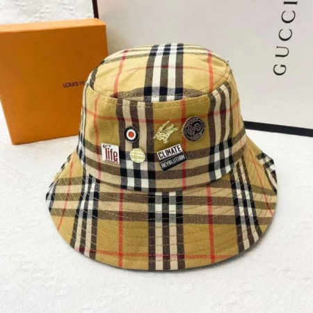 BURBER*Y   스폰서 뺏지 버킷햇 모자