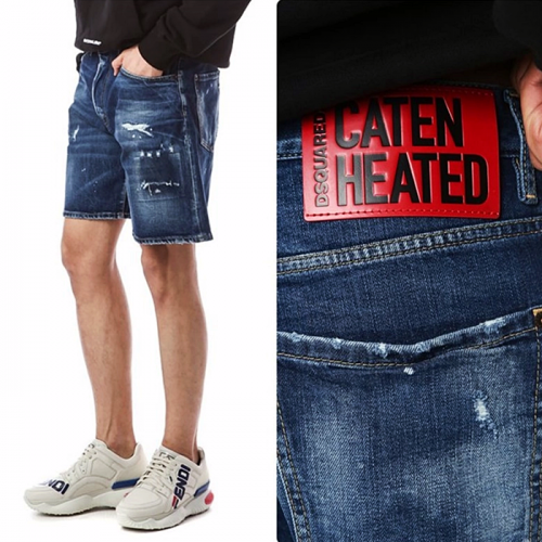 디스퀘*드2   케이튼 히티드 1/2 숏츠팬츠