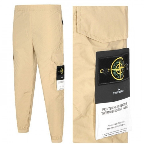 24S/S 스톤 아일*드   여름시즌 쿨원단 스톤 패치 팬츠