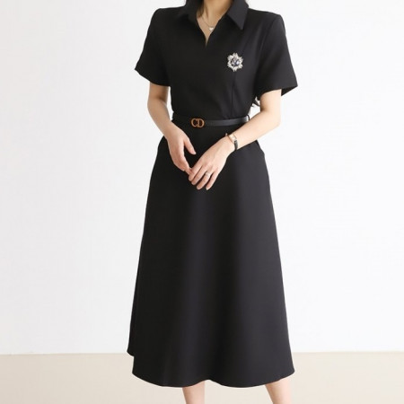 DI*R   24SS 이니셜 벨트라인 OPS