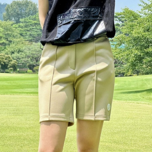 SOUTHCA*E   원형 로고 저지 핀턱 팬츠 (WOMEN)