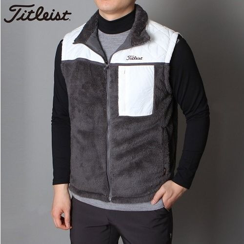 타타 양털후리스조끼