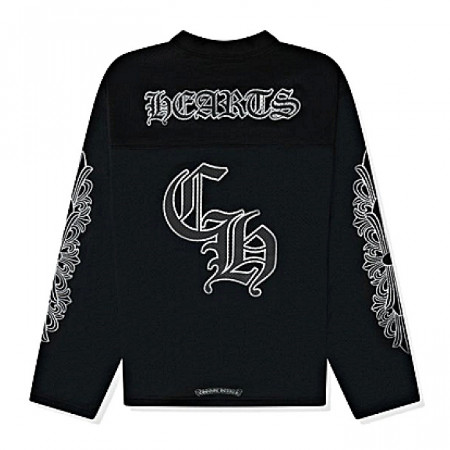 크롬*츠 Chrome hearts 바시티로고드 메쉬 롱슬리브