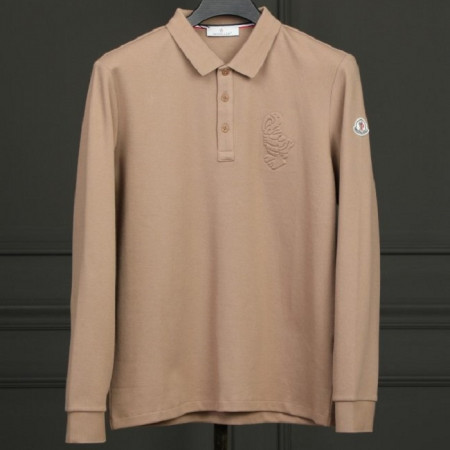 몽클*어   엠보 카라 티셔츠