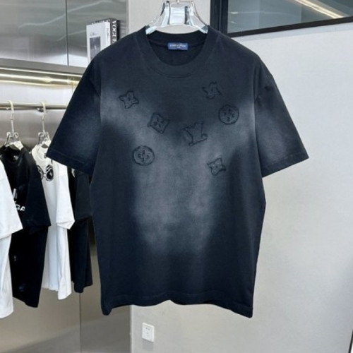 루이*통   덧댐로고 워싱 티셔츠