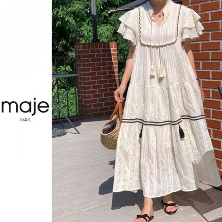 마쥬   태슬 프릴원피스