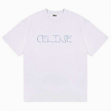 셀*느 CELINE 드로잉로 고드 티셔츠