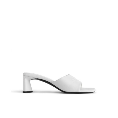 BALENCIAGA 여성 듀티 프리 샌들 - 화이트