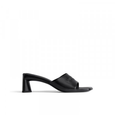 BALENCIAGA 여성 듀티 프리 샌들 - 블랙