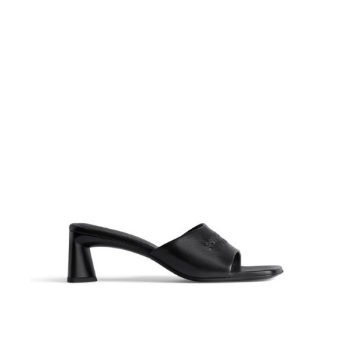 BALENCIAGA 여성 듀티 프리 샌들 - 블랙