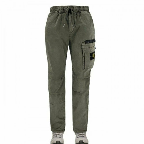 스톤아일*드   워싱 블랙지퍼 포인트 카고팬츠