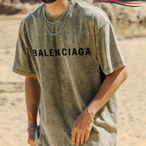 BALENCIA*A   19583_BLC 피그먼트 워싱 오버핏 반팔티