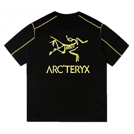아크테*스 ARCTERYX 옐로우 로고 티셔츠