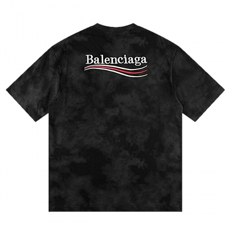발렌시*가 BALENCIAGA 웨이브자수 워싱 티셔츠
