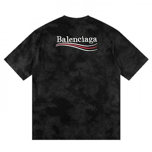 발렌시*가 BALENCIAGA 웨이브자수 워싱 티셔츠