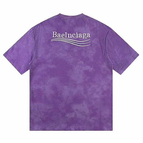 발렌시*가 BALENCIAGA 웨이브자수 워싱 티셔츠