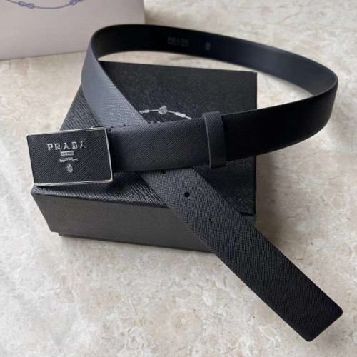 PRADA 로고 벨트