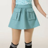 세인트앤드*스   우먼 플랩 포켓 밴딩 플레어 스커트