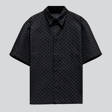 LOUIS VUITTON 아이코닉모노 쟈카드 숏슬리브 셔츠