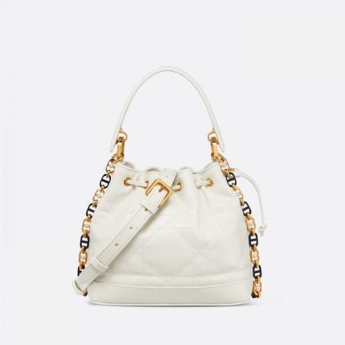 DIOR Dior Jolie 스몰 버킷백 - 라떼