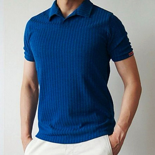 몽클*어 MONCLER 골지 카라티셔츠