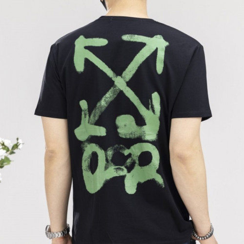 오프화*트   레터링마크 라운드 티셔츠