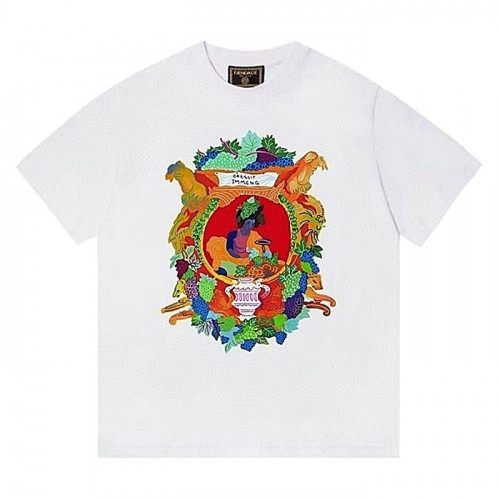FENDI x VERSACE 크레스킷 티셔츠