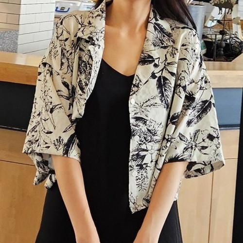 GUC*I   코나트 쿨 기모노 소매 자켓