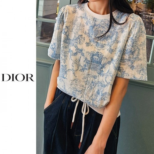 DI*R   퍼프 이중 코튼 반팔