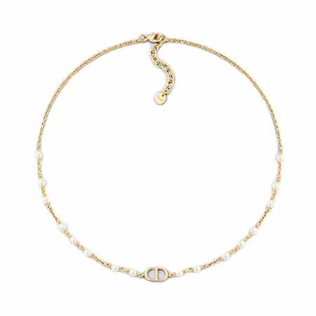 DIOR 진주 cd 목걸이