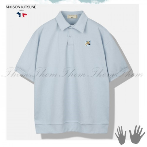 메종키*네   양면 PK 오버핏 카라 반팔