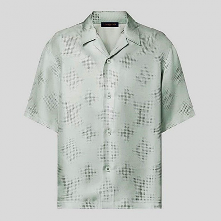 LOUIS VUITTON  픽셀드모노 숏슬리브 셔츠