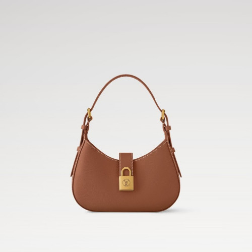 LOUIS VUITTON 로우 키 숄더 백 - 꼬냑