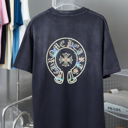 크롬*츠   2024 말발굽 워싱 티셔츠