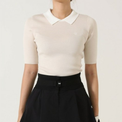 페어라*어   여성 모크넥 카라 니트