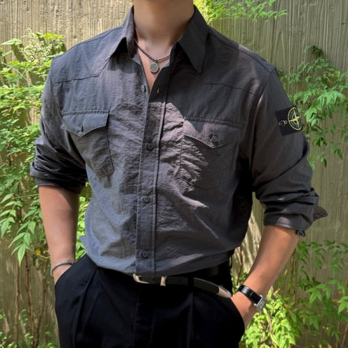 스톤 아일*드   19788_ST 웨스턴 썸머 나일론 셔츠