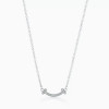 Tiffany & Co. Tiffany T 스마일 펜던트 - 화이트 골드