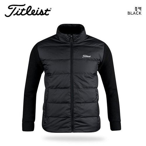 타.이.틀.리.스.트 프리미엄 니트 우븐 믹스매치 덕다운 자켓