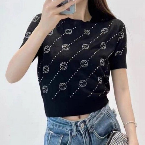 GUC*I   핫피스 반팔 니트