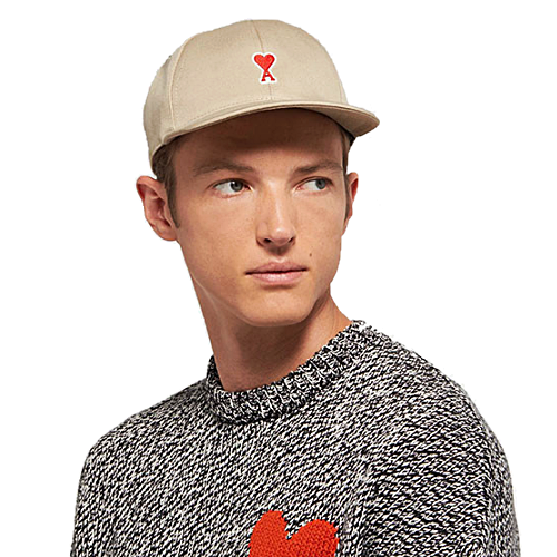 아* AMI 하트로고 패치 베이스 볼캡