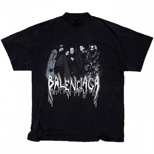 발렌시*가 BALENCIAGA 메탈헤드 페이드 티셔츠