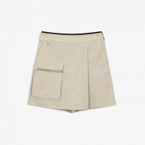 사우스케*프   여성 랩 아웃 포켓 숏츠