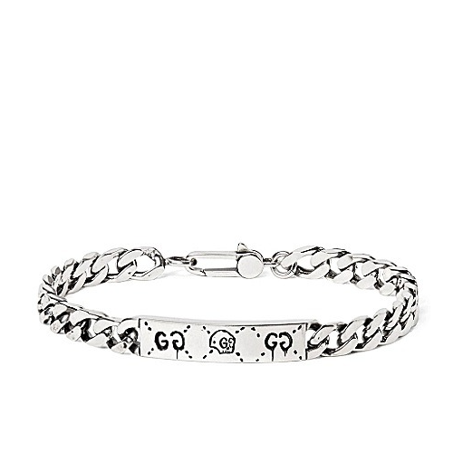 구* GUCCI 고스트 실버 체인 브레이슬릿