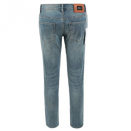 메종 Maison Margiela 엠보 로고 중청 슬림 일자진