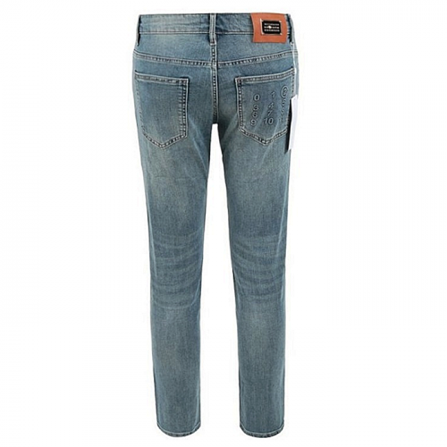 메종 Maison Margiela 엠보 로고 중청 슬림 일자진