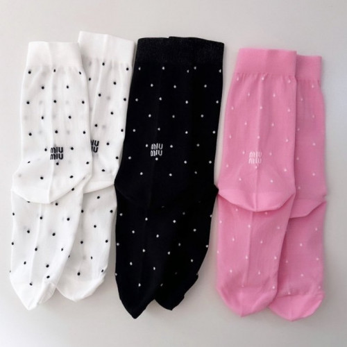 MIU M*U   스타킹 삭스 3Set