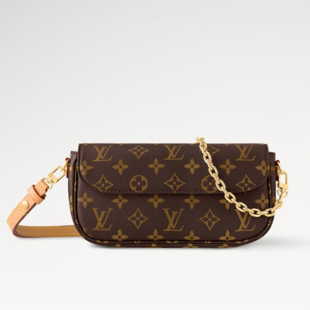 루이*통   아이비 woc 미니크로스백 브라운