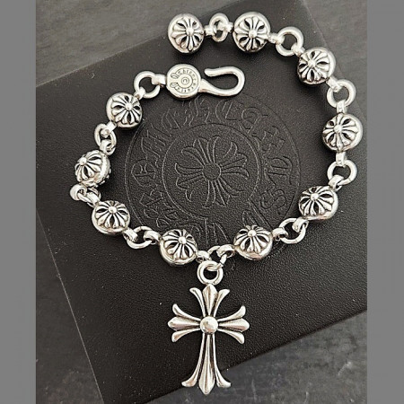 크롬*츠 Chrome hearts 크로스볼 팔찌